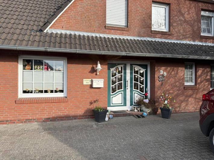 Ferienwohnung für 3 Personen, mit Garten und Ausblick in Holtgast