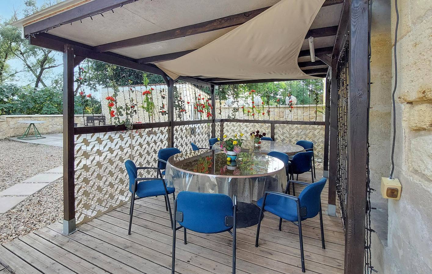 Encantador apartamento con piscina y jardín cerca del centro de Virsac in Saint-Gervais (Gironde), Región de Blaye