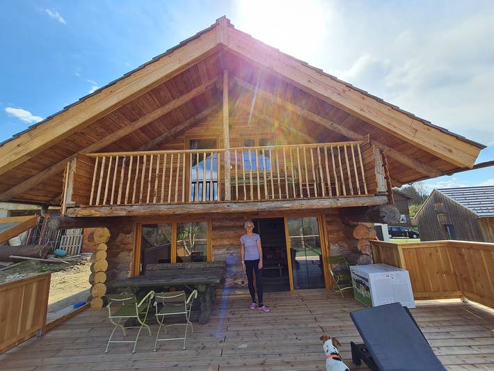 Ferienhaus für 5 Personen, mit Balkon und Garten sowie Sauna, kinderfreundlich