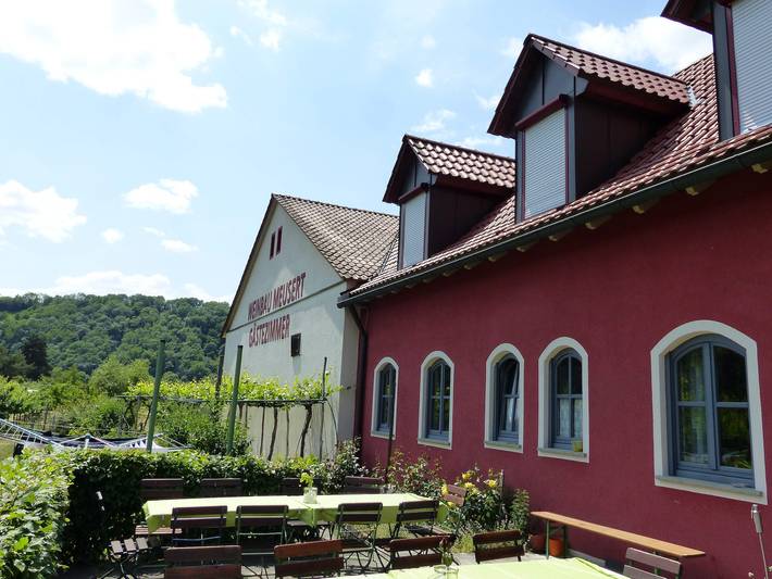 Pension für 2 Personen, mit Balkon/Terrasse und Terrasse in Fränkisches Weinland - 4