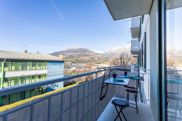 Gîte pour 6 personnes, avec balcon et vue sur le lac à Savines-le-Lac - 2