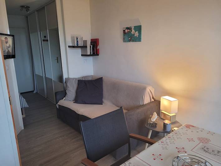 Studio pour 2 personnes, avec vue sur le lac et terrasse