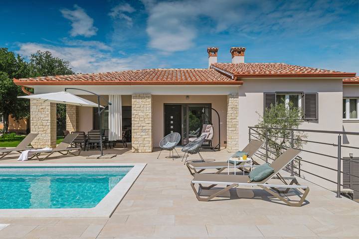 Villa per 6 persone con balcone/terrazza in Albona, Costa orientale dell'Istria