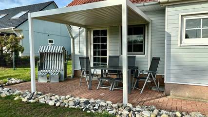 Ferienhaus für 4 Personen, mit Garten und Terrasse, mit Haustier in Lütow