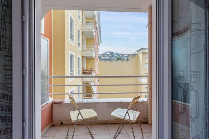 Gîte pour 2 personnes, avec Balcon dans Plage Carras Nice