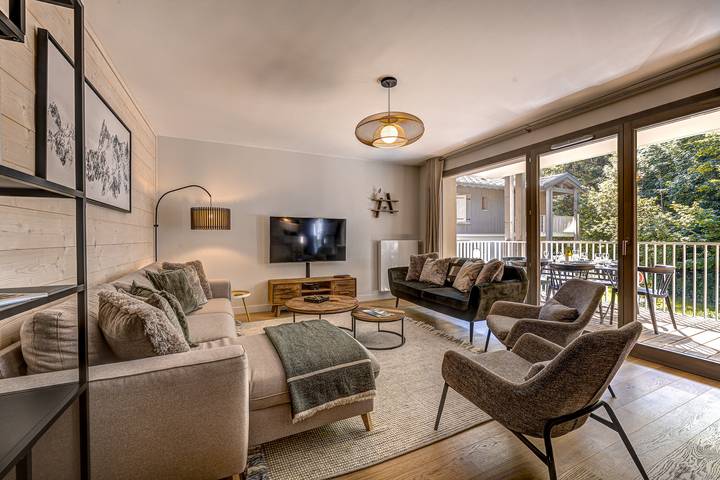 Lägenhet för 6 Personer, med balkong i Chamonix-Mont-Blanc