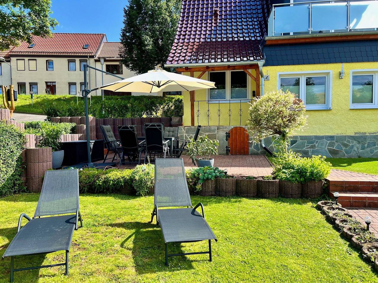 Ganze Ferienwohnung, Ferienhaus Hüttenblick - Ferienwohnung Seidenglanz in Straßberg (Sachsen-Anhalt), Harzgerode