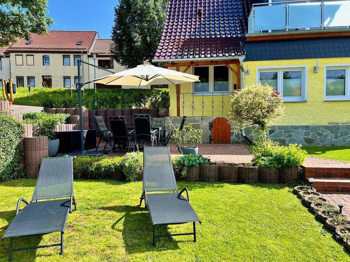 Ferienwohnung für 4 Personen, mit Garten