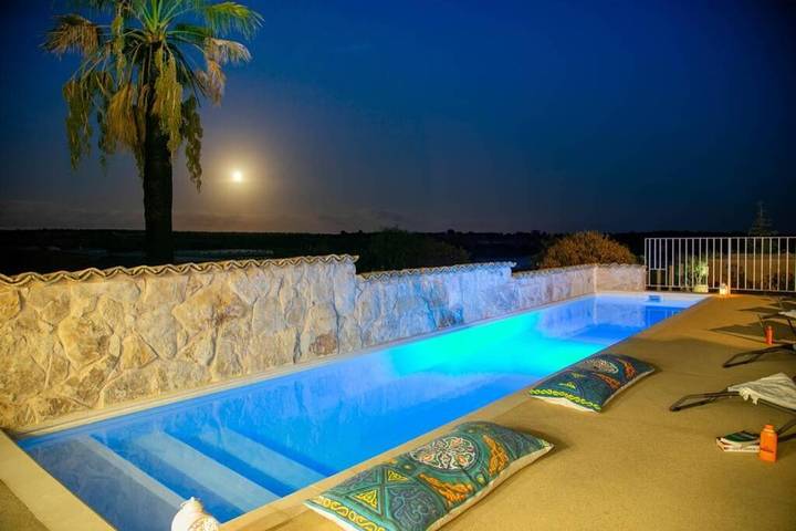 Villa für 6 Personen, mit Pool und Garten sowie Ausblick, mit Haustier in Ragusa