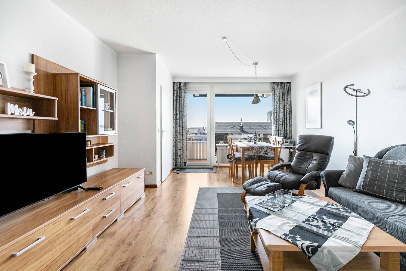 Ganze Wohnung, Apartment 'Muschelbank No 4' mit Meerblick, Balkon und Wlan in Büsum, Nordseeküste
