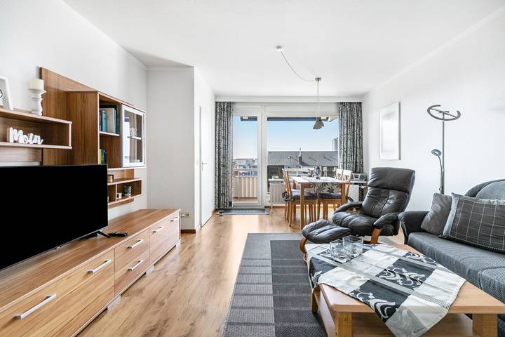 Vacation rental for 2 people, with Balcony in North Sea