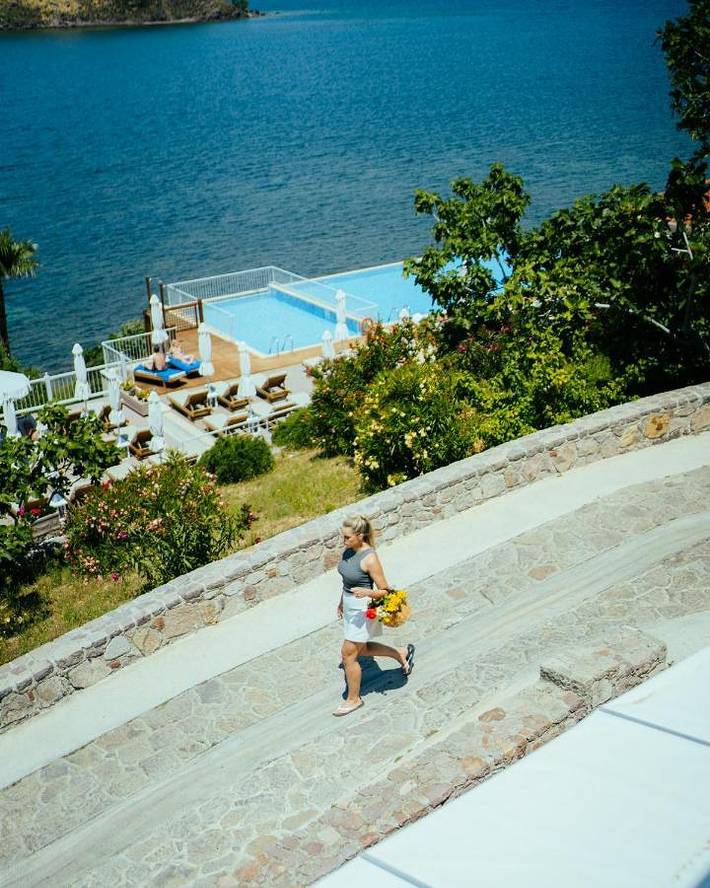 Ferienhaus für 2 Personen, mit Pool und Kinderpool sowie Ausblick und Garten in Petra (Griechenland) - 4
