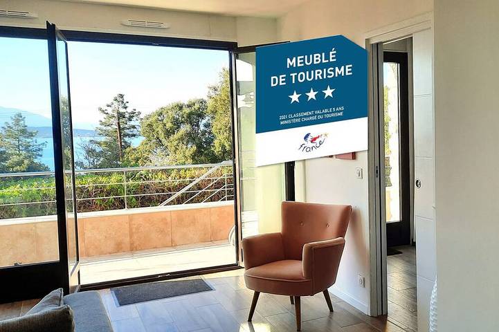 Location de vacances pour 5 personnes, avec Terrasse dans Plage de Mare e Sole