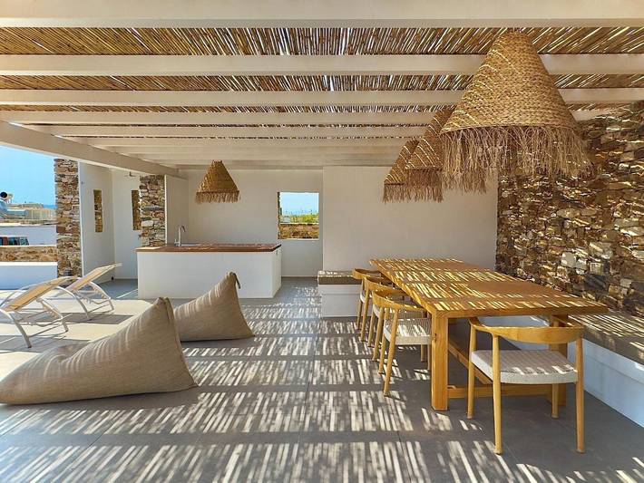 Villa pour 4 personnes, avec vue sur le lac et jardin, adapté aux familles dans Antiparos - 4