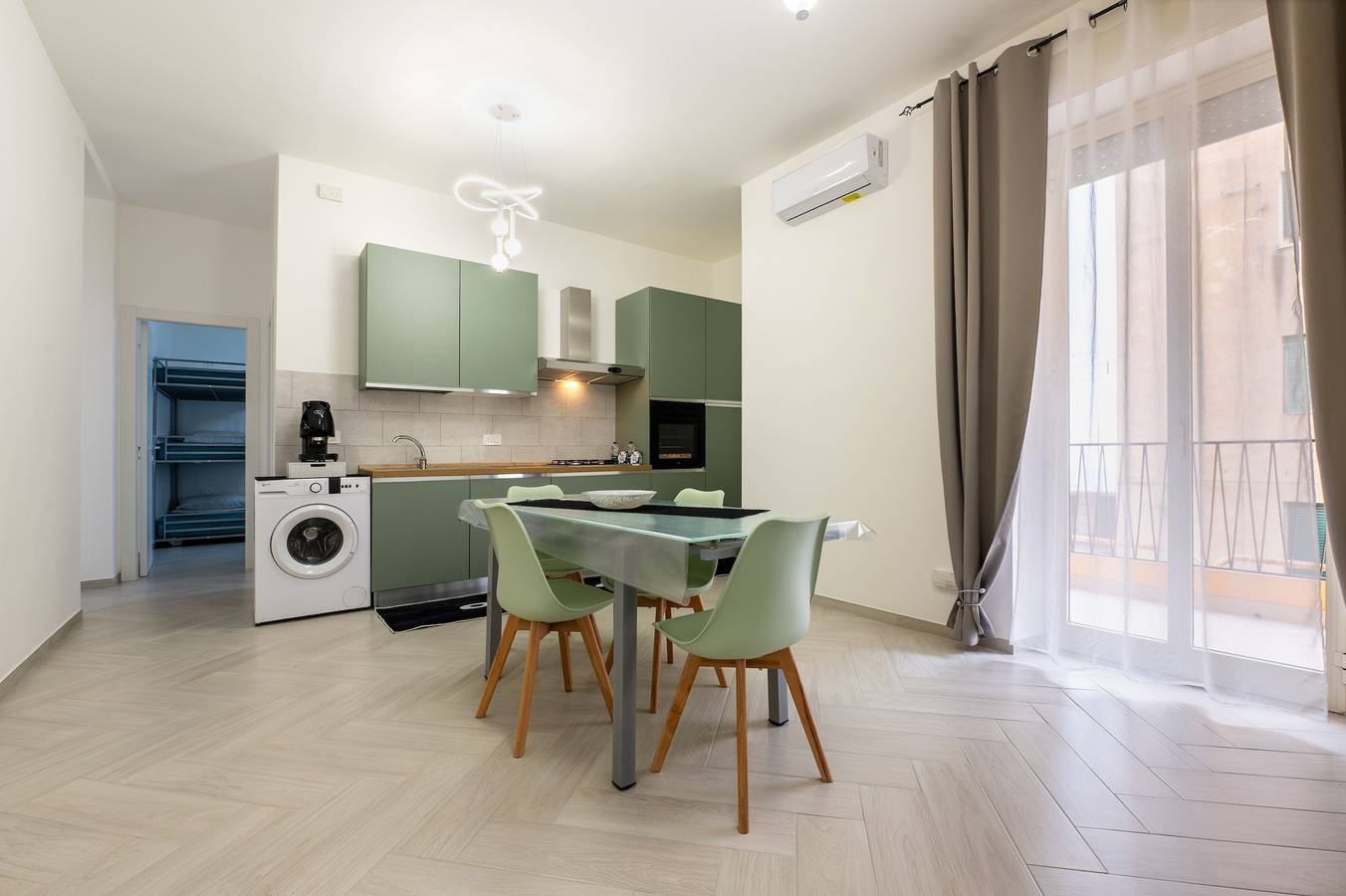 Appartement entier, Appartement 'Olympo House avec Balcon', Vue Mer, Wi-Fi et Climatisation in Agrigente, Province de Agrigento