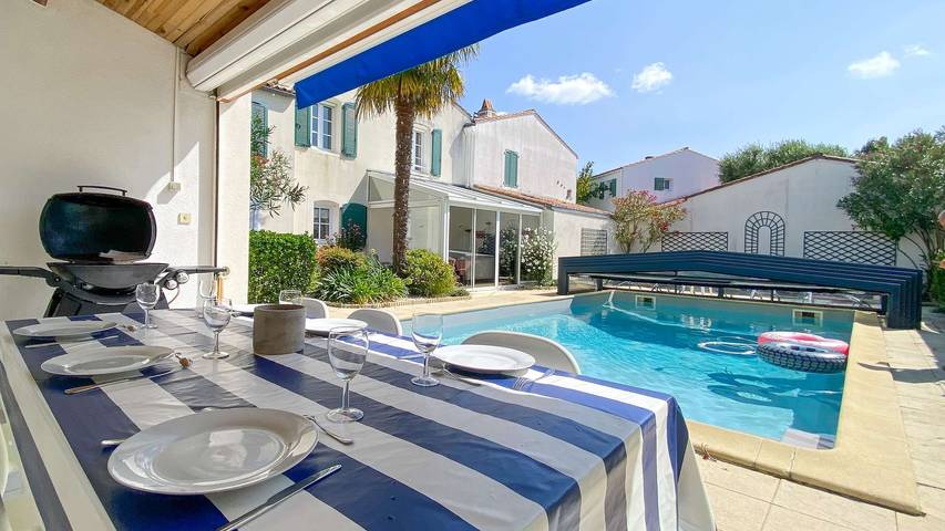 Gîte pour 6 personnes, avec jardin et piscine à La Flotte - 3