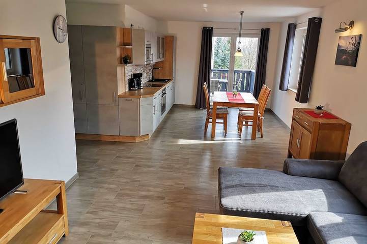 Ferienwohnung für 4 Personen, mit Sauna und Garten