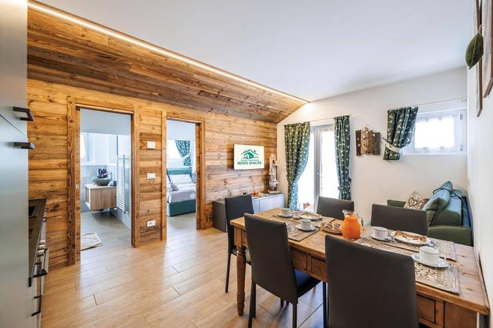 Ferienwohnung für 4 Personen, mit Garten und Balkon