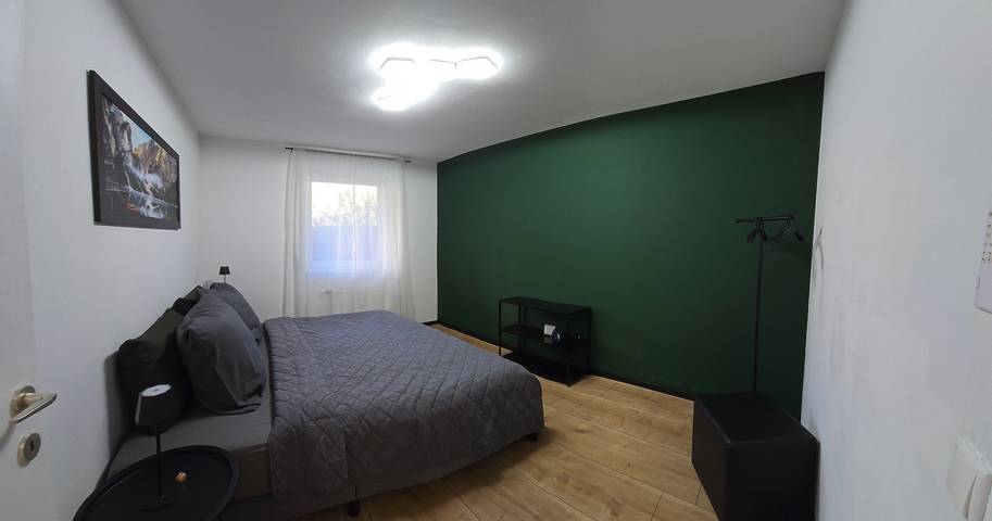 Ferienwohnung für 3 Personen, mit Garten