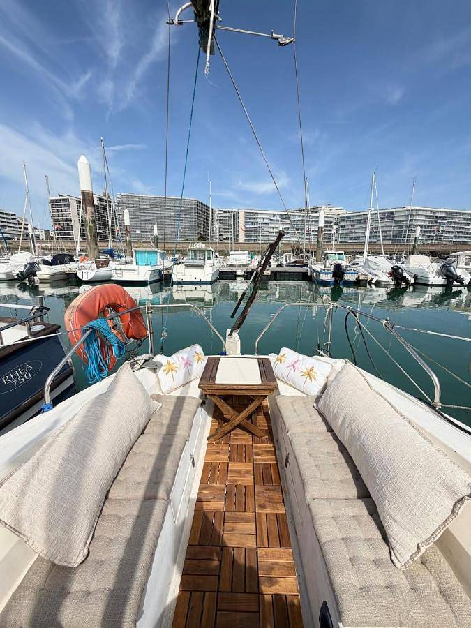 Bateau pour 2 personnes, avec vue et terrasse en Normandie