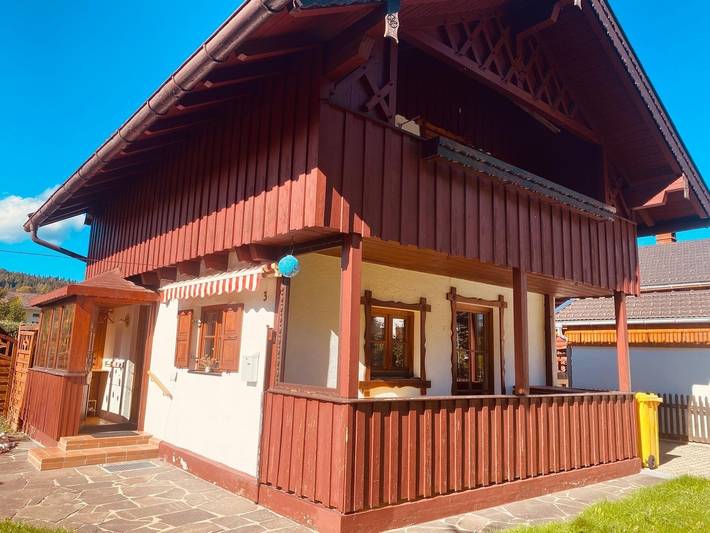 Ferienhaus für 6 Personen, mit Balkon und Terrasse sowie Garten und Ausblick im Mittenwald - 3