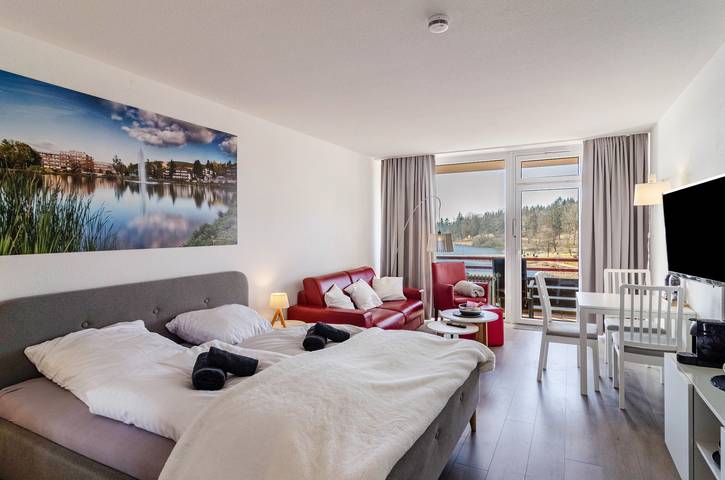 Ferienhaus für 3 Personen, mit Balkon und Seeblick in Goslar