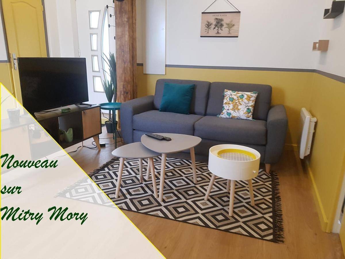 Appartement entier, F3 l'escale Conviviale - Villepinte Aéroport Cdg - Parc Astérix - Paris in Mitry-Mory, Seine-et-Marne