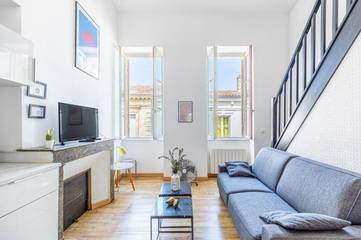 Gîte pour 2 personnes, avec terrasse dans Gare de Bordeaux Saint Jean