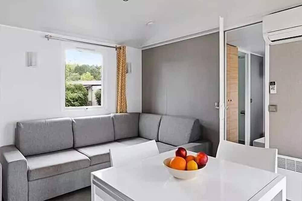 Mobil-home | Comfort | 3 Ch. | 6 pers. | Terrasse surélevée | A/C | Tv in Lit-et-Mixe, Côte d’Argent