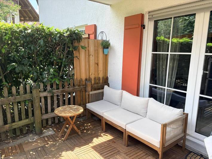 Ferienwohnung für 2 Personen, mit Terrasse und Garten sowie Ausblick in Oberau - 2