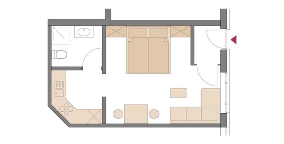 Gîte pour 5 personnes, avec terrasse et vue dans Partenen - 4