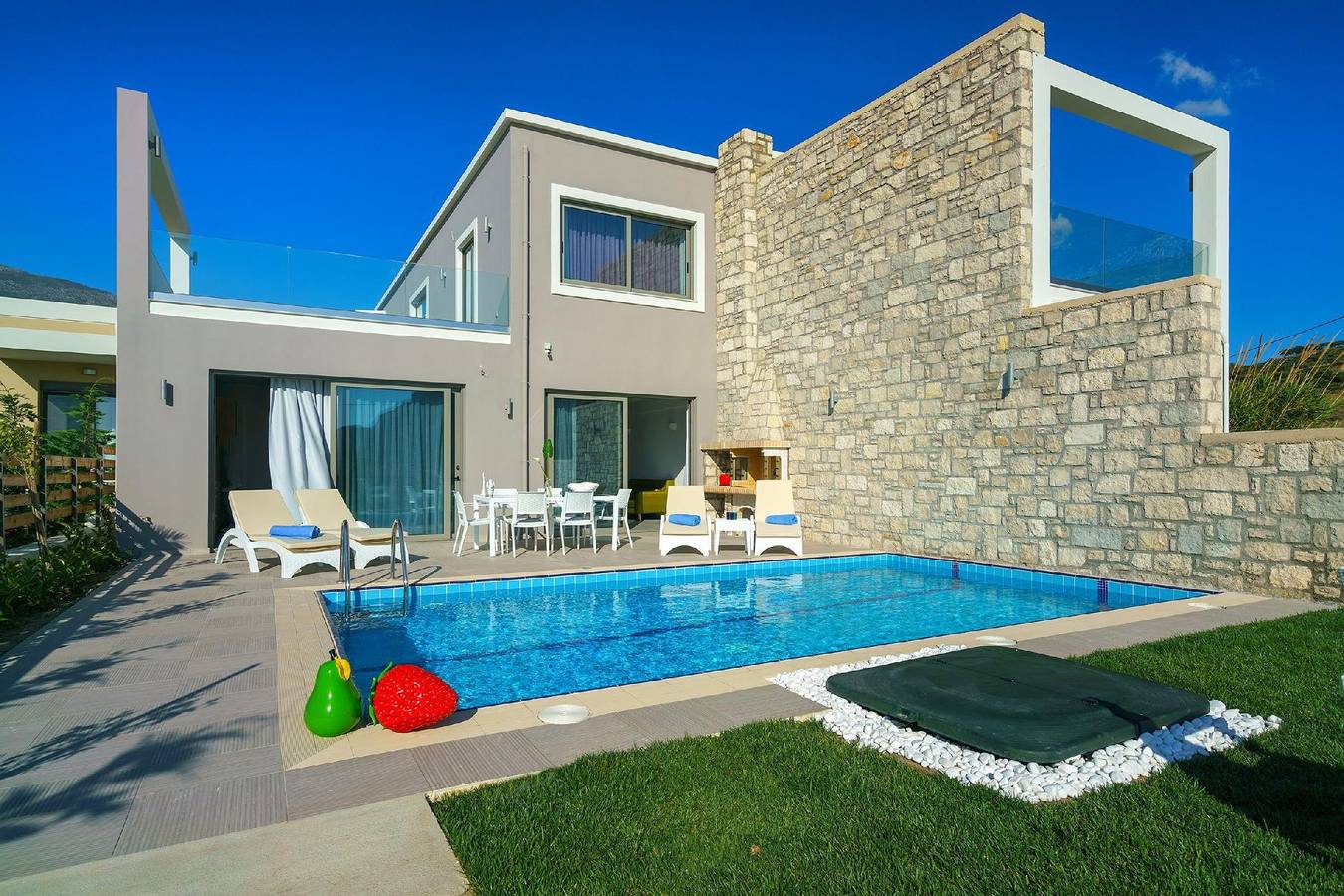 Ferienvilla "Iakinthos" mit privatem Pool in Plakias, Rethymno und Umgebung