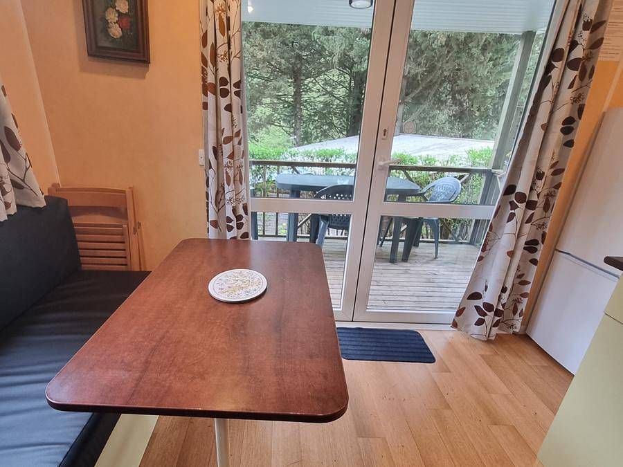 Camping l'Orée des Cévennes - Stacaravan 4 personen - Mh2 19 m² met sanitair in Saint-Jean-de-Valériscle, Cevennen