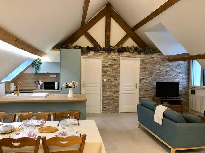 Appartement de vacances pour 6 personnes, avec terrasse et jardin, adapté aux familles