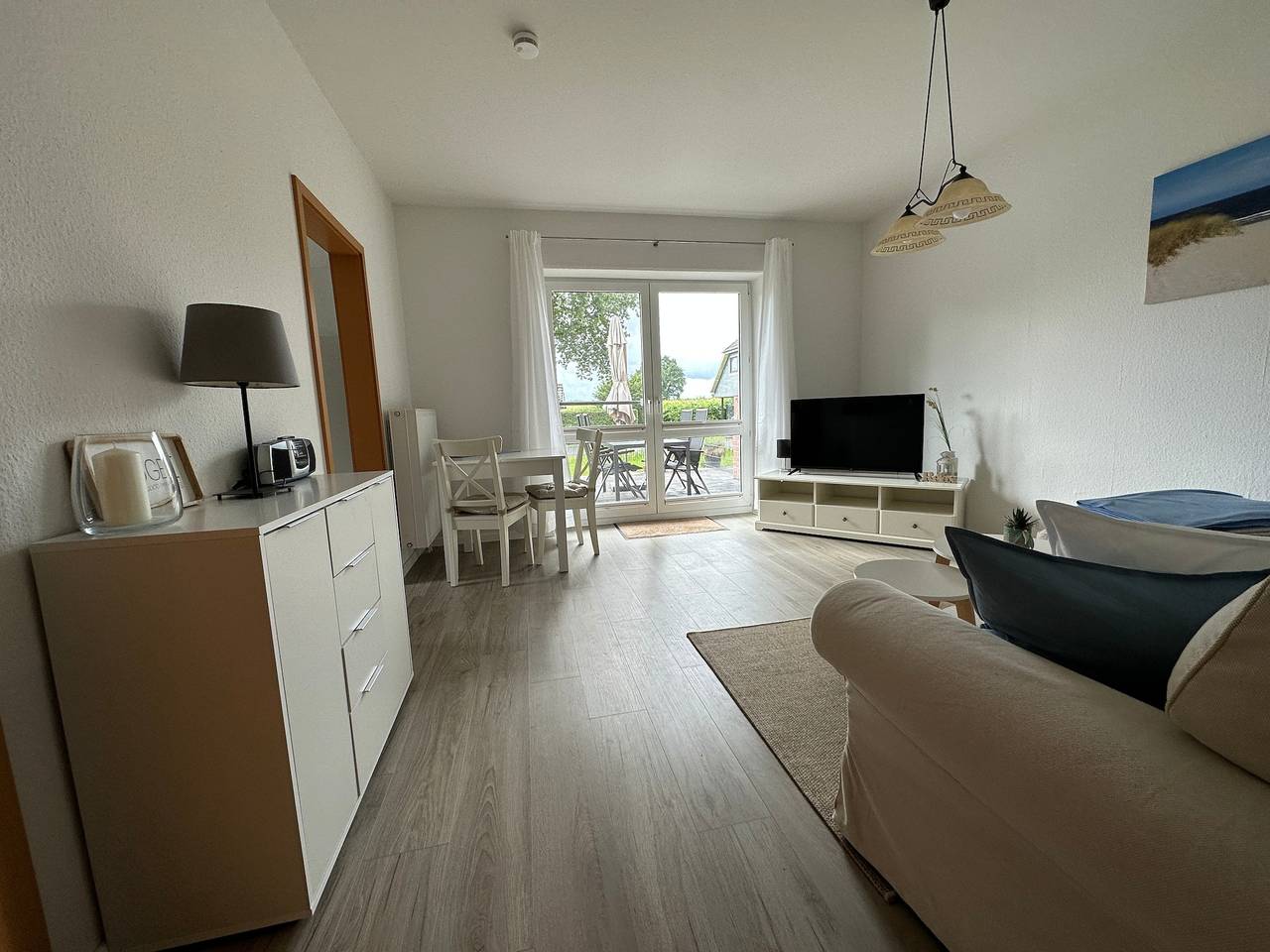 Apartamento vacacional entero, Apartamento de vacaciones para 3 personas con terraza in Bornholt, Distrito de Rendsburg-Eckernförde