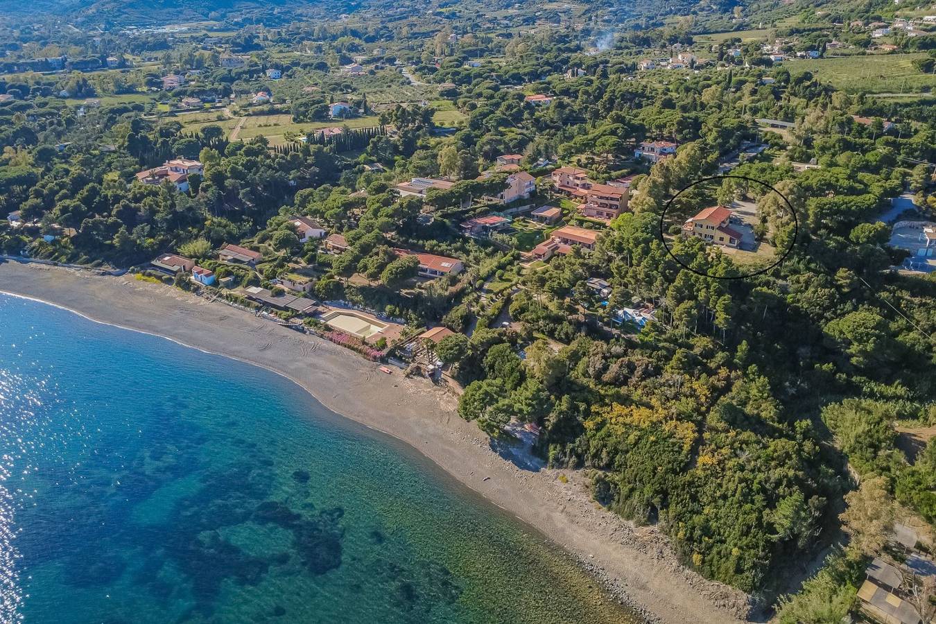Ferienhaus für 6 Personen mit Terrasse in Spiagga Margidore, Capoliveri