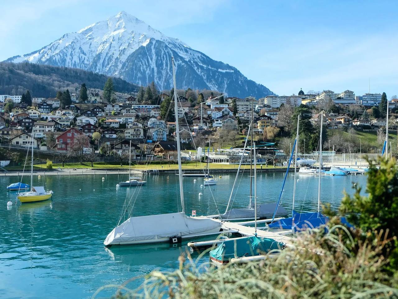 Ganze Wohnung, 2 Zimmer 2 Personen in Spiez, Thunersee
