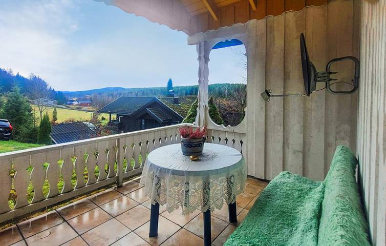 Ferienhaus für 4 Personen, mit Ausblick und Garten sowie Terrasse