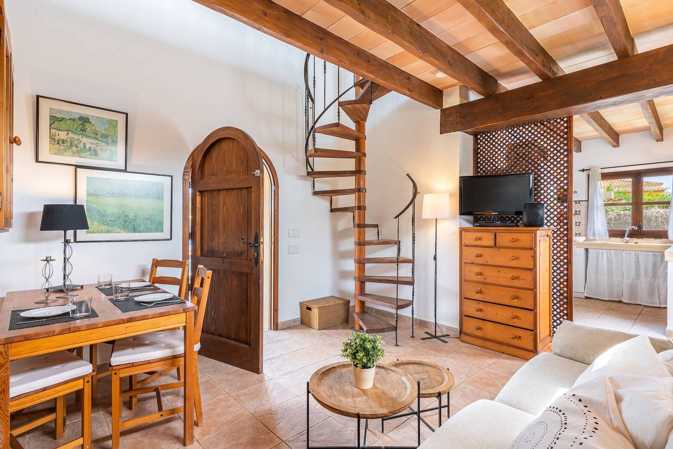 Villa "Pau" con vistas a la montaña, piscina, Wi-Fi y terrazas in Alcúdia, Costa de Mallorca