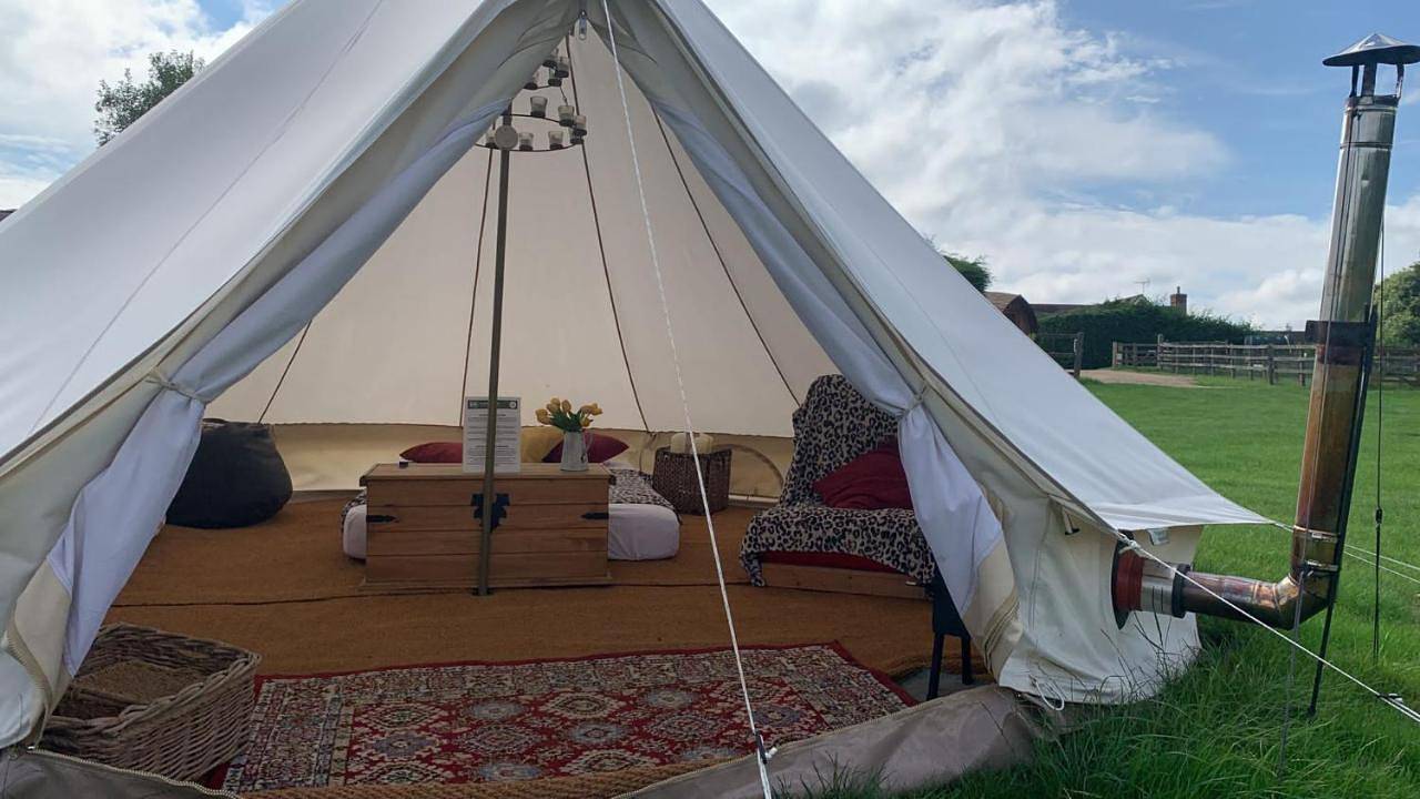 Tent in Radnage, Chiltern Hills