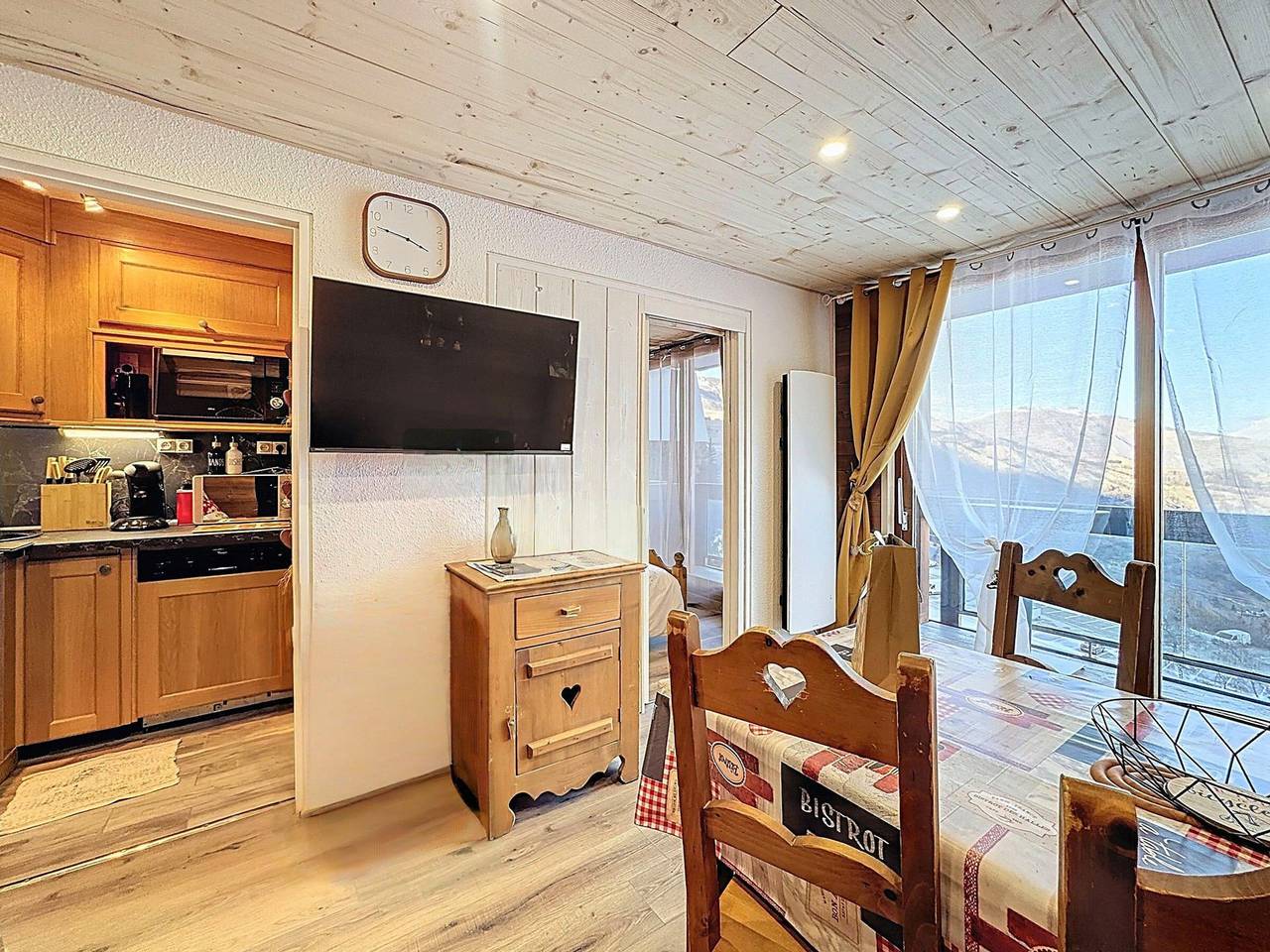 Apartamento entero, Apartamento renovado 2 piezas - 7 pers - Al pie de pistas in Le Corbier, Villarembert