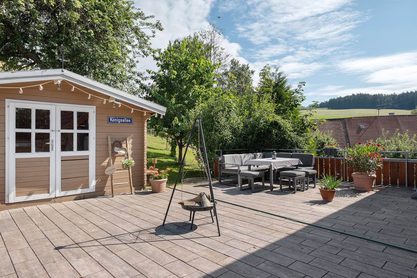 Geheel appartement, Vakantiewoning 'Landliebe' met gemeenschappelijk terras en wifi in Biederbach, Central Black Forest