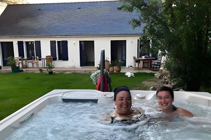 Chambre d’hôte pour 2 personnes, avec Jacuzzi et Jardin dans le Golfe du Morbihan