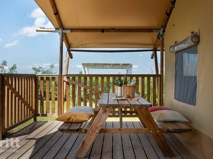 Chalet voor 5 personen, met terras en balkon/terras in Toscane