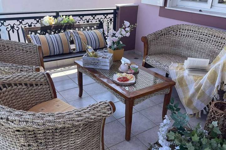 Ferienwohnung für 5 Personen, mit Balkon und Garten