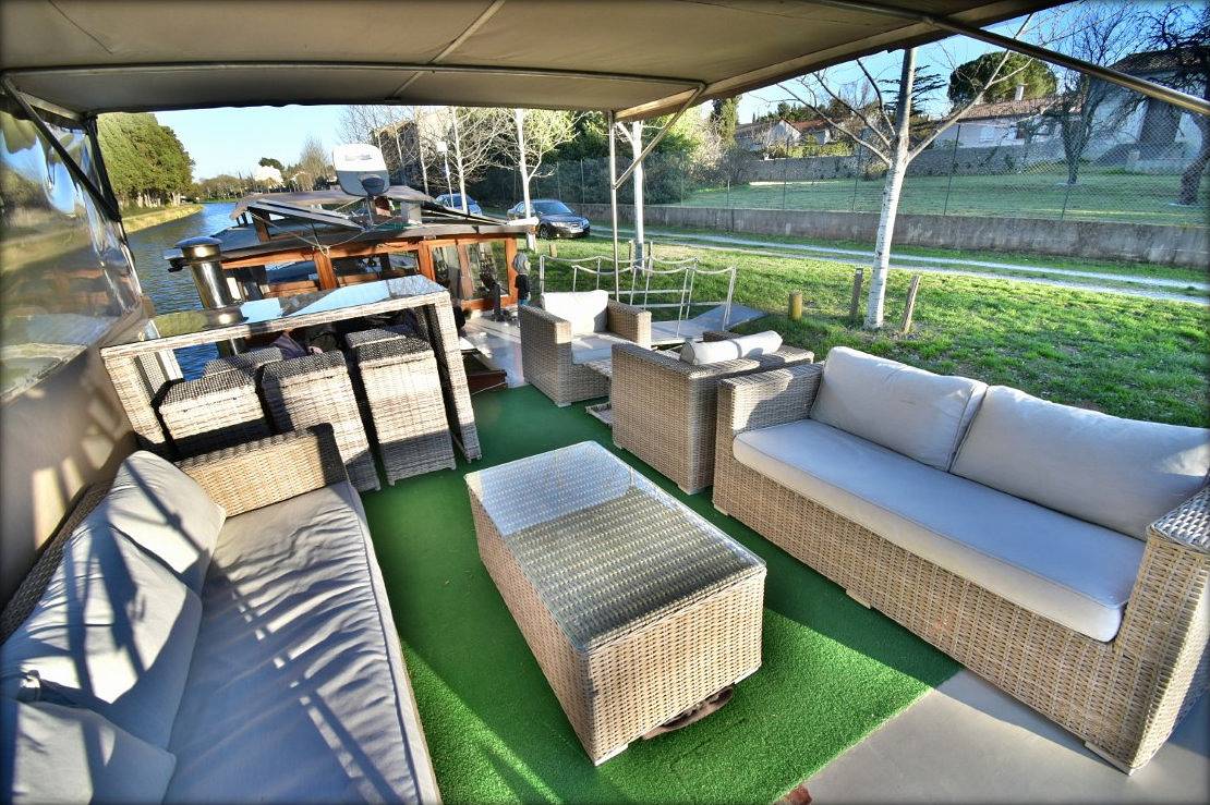 Chambre d'hôtes Péniche de 1902 - Cabine Surcouf in Malestroit, Région de Vannes