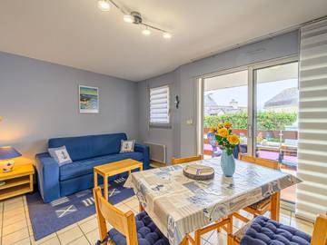 Gîte pour 4 personnes, avec balcon à Locmariaquer