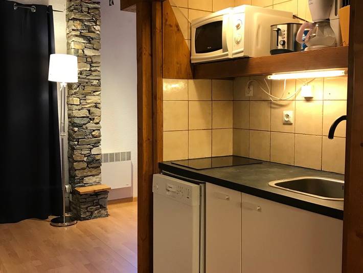 Ganzes Studio, Gemütliches Bergstudio mit direktem Pistenzugang - 4 Personen in La Plagne, Aime-la-Plagne