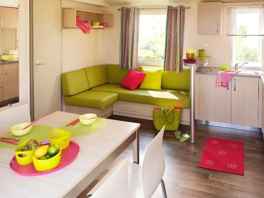 Camping Les Ajoncs d'Or - Mobilhome 6 personnes - 4 Pièces 6 Personnes + Tv in La Baule-Escoublac, Côte d'Amour