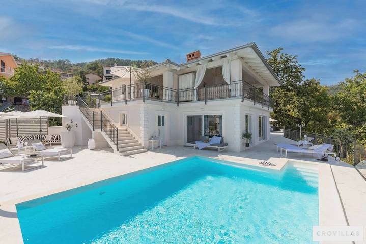Villa mit pool für 6 Personen, mit Pool und Meerblick in Opatija Riviera